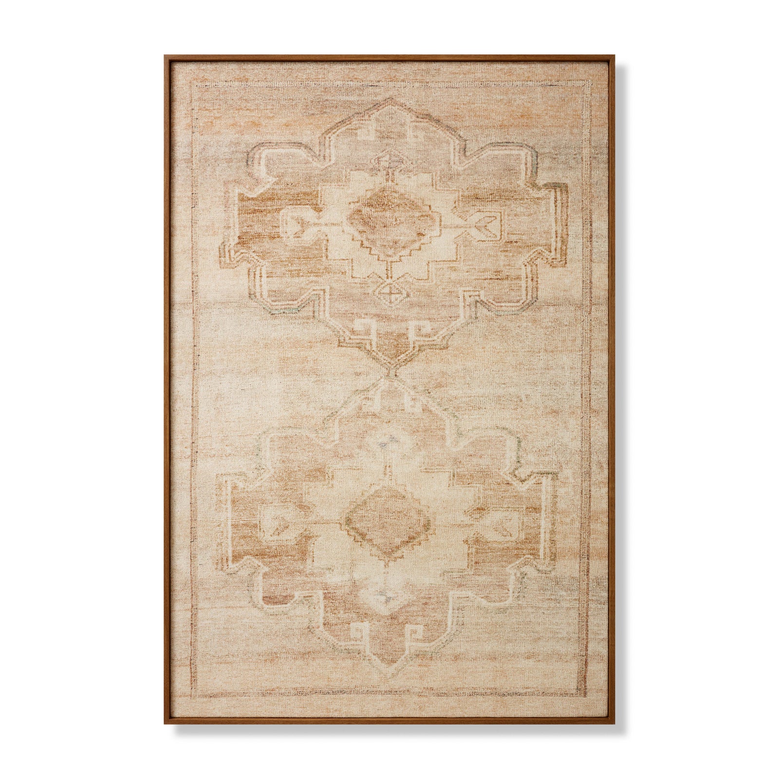 Florence Ivory / Beige Rug Art — a Loloi artwork at Laurie Yapp Home.