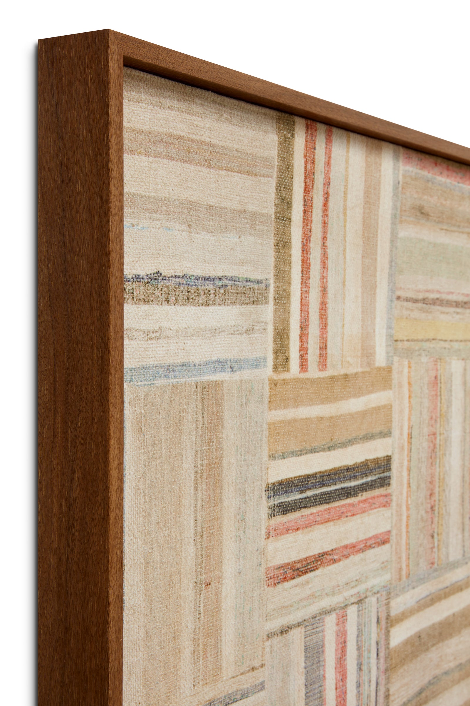 Parquet Multi / Beige Rug Art — a Loloi artwork at Laurie Yapp Home.