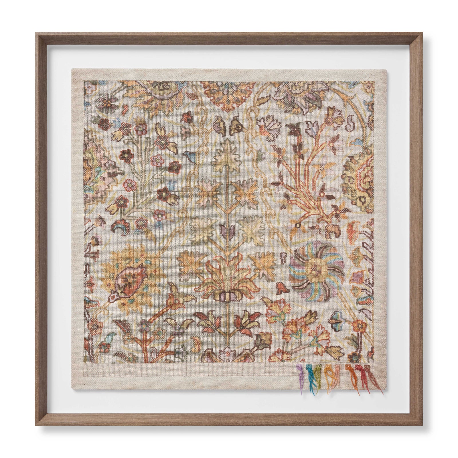Rug Map Pastels Multi Rug Art — a Loloi artwork at Laurie Yapp Home.