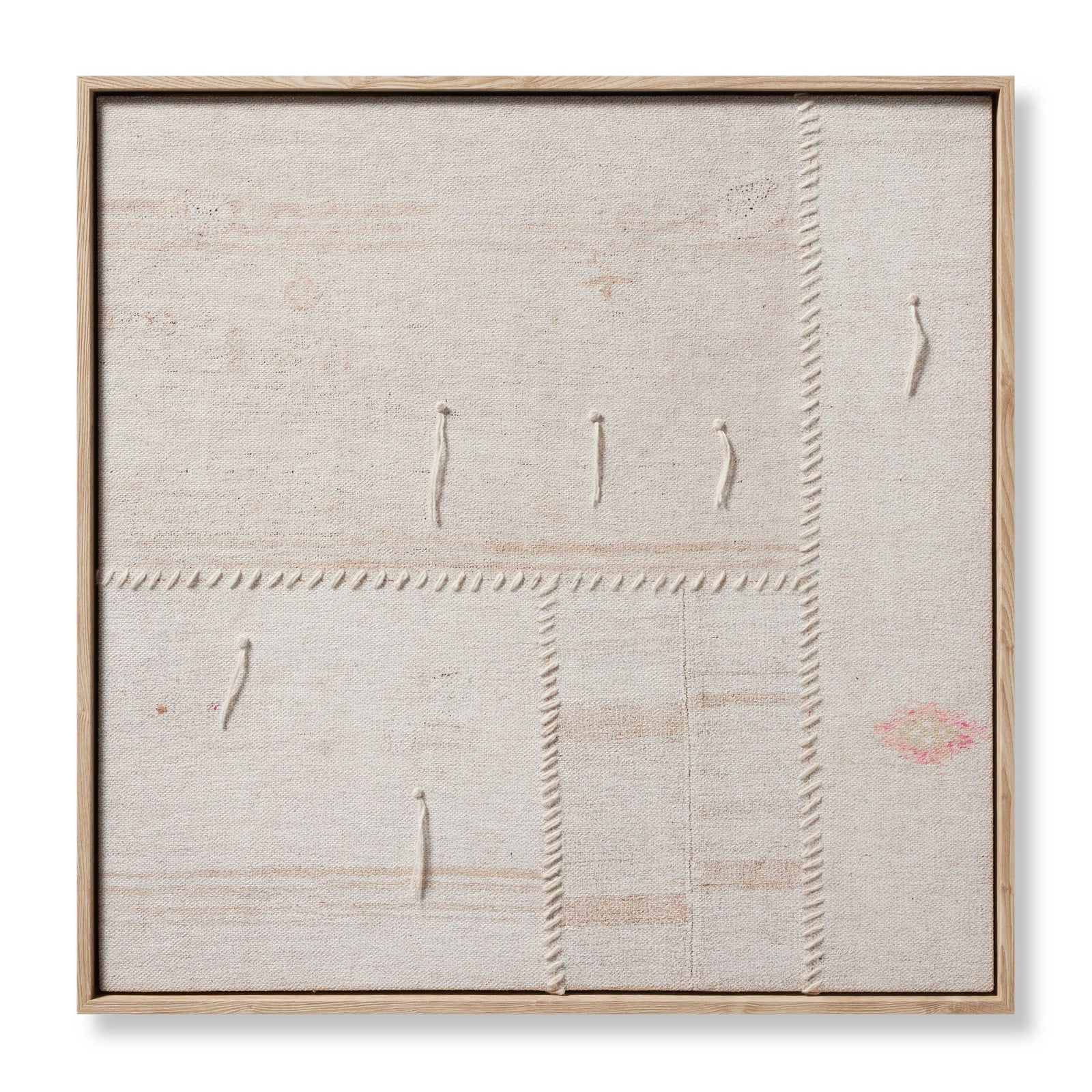 Revived Beige / Ivory Rug Art — a Loloi artwork at Laurie Yapp Home.