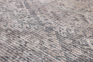Falconera Brown / Multi Rug Art shown from a different angle to reveal its pattern.