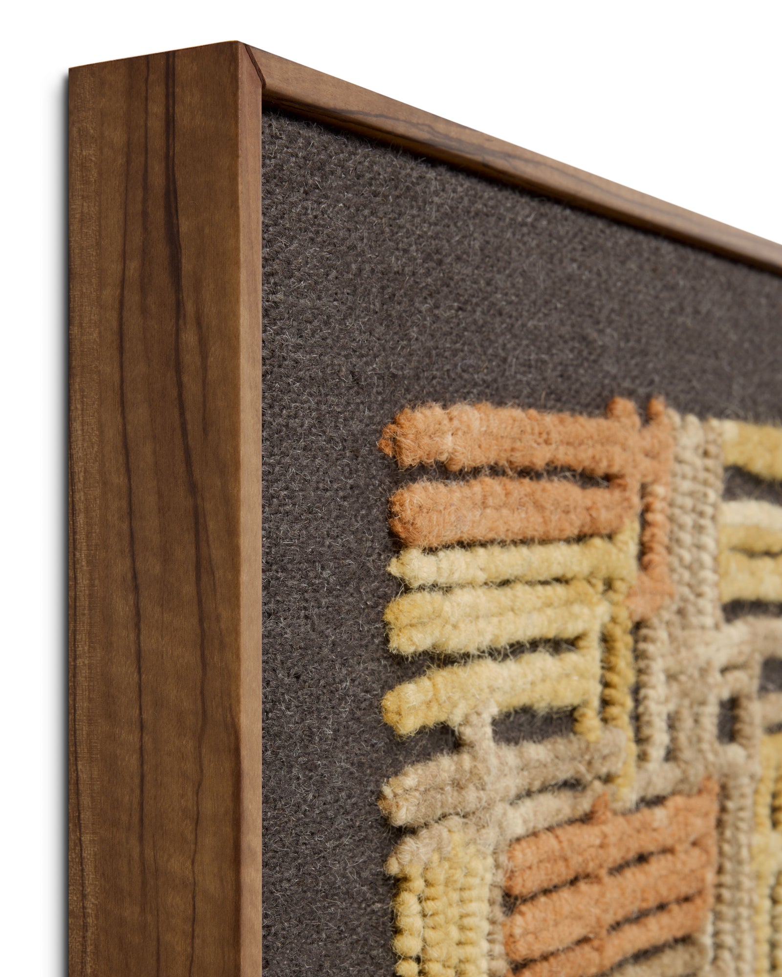 Perpindicular Gold / Orange Rug Art — a Loloi artwork at Laurie Yapp Home.