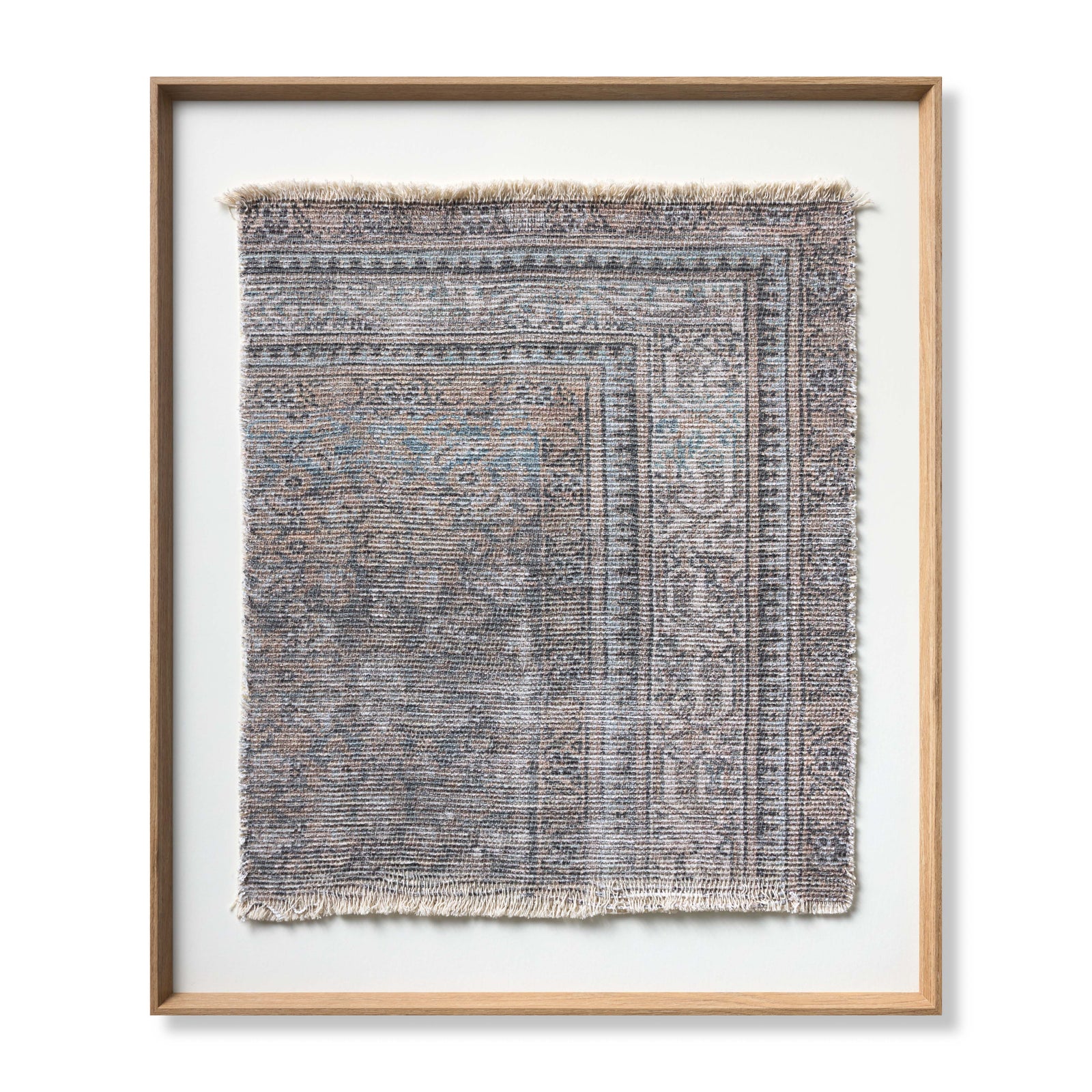Kepol Blue / Beige Rug Art — a Loloi artwork at Laurie Yapp Home.