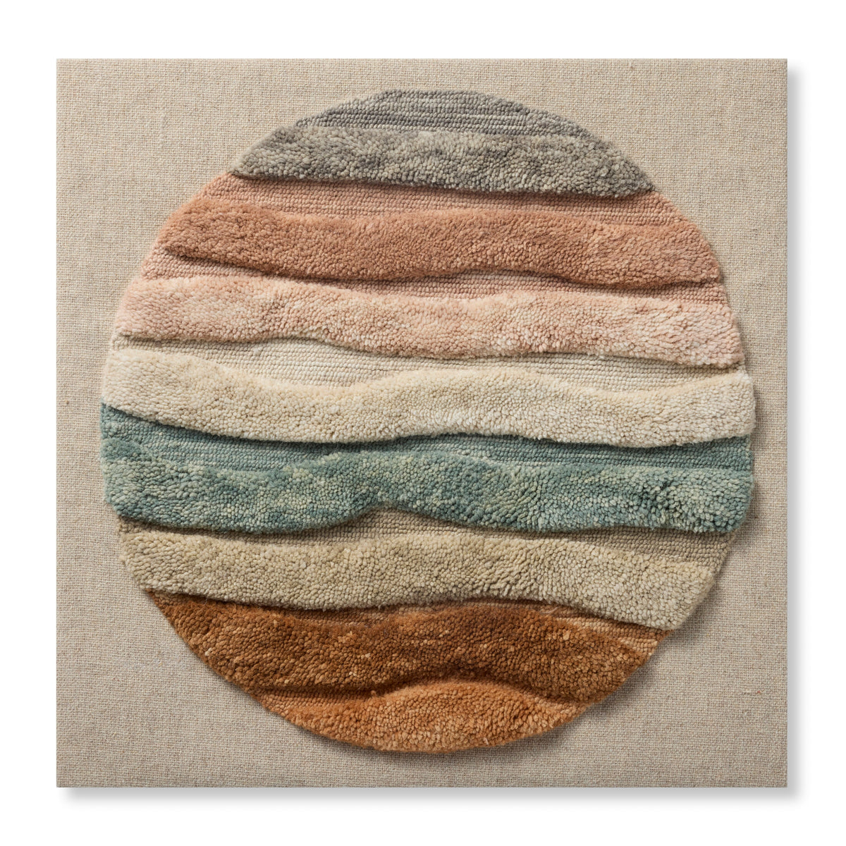Radiant Horizon Multi Rug Art — a Loloi artwork at Laurie Yapp Home.