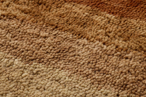 Indio Orange / Beige Rug Art shown from a different angle to reveal its pattern.