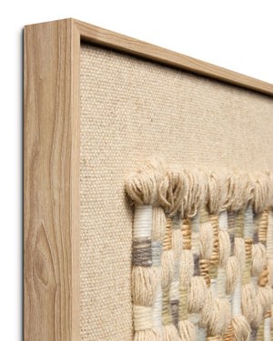 Braided Meadows Multi Rug Art shown from another angle.