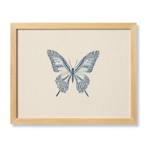 Butterfly Blue Ivory / Blue Rug Art — a Loloi artwork at Laurie Yapp Home.