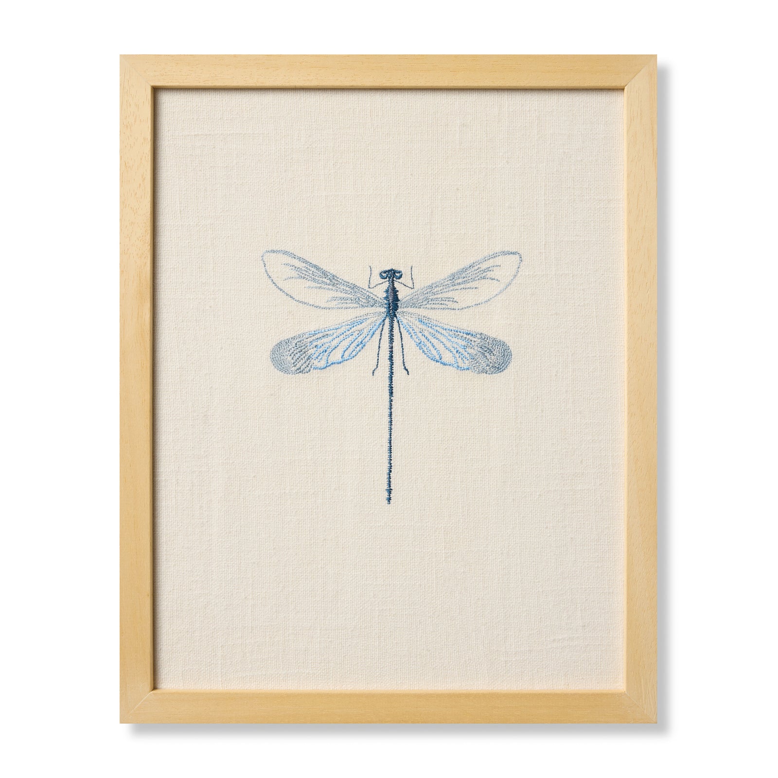 Dragonfly Blue Blue / Beige Rug Art — a Loloi artwork at Laurie Yapp Home.