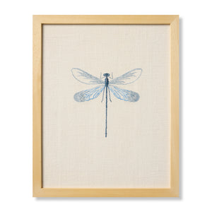 Dragonfly Blue Blue / Beige Rug Art — a Loloi artwork at Laurie Yapp Home.
