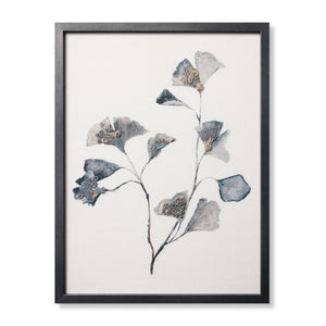 Ginkgo's Grace Dk. Grey Rug Art — a Loloi artwork at Laurie Yapp Home.