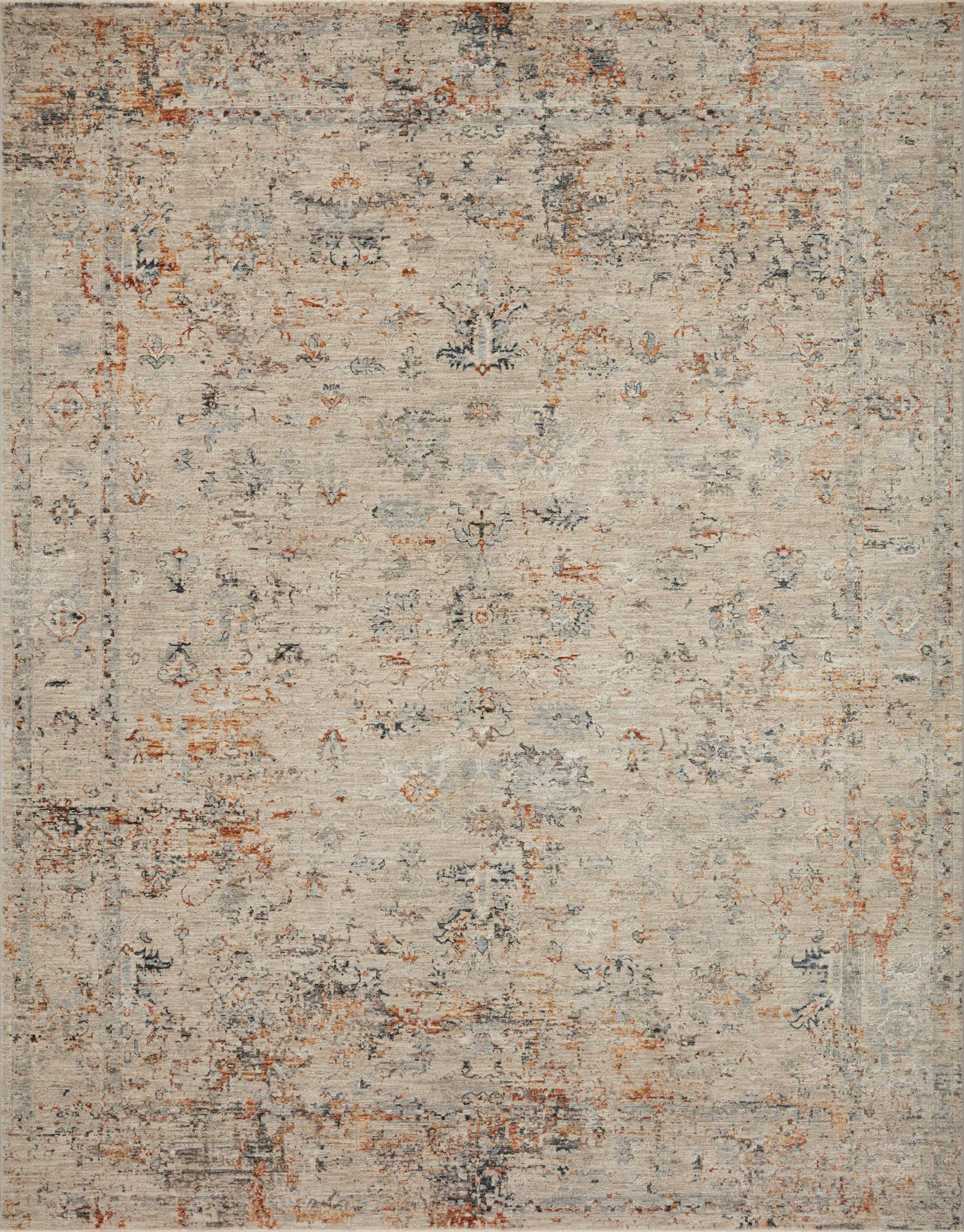 Axel Silver / Spice — a Loloi rug at Laurie Yapp Home.