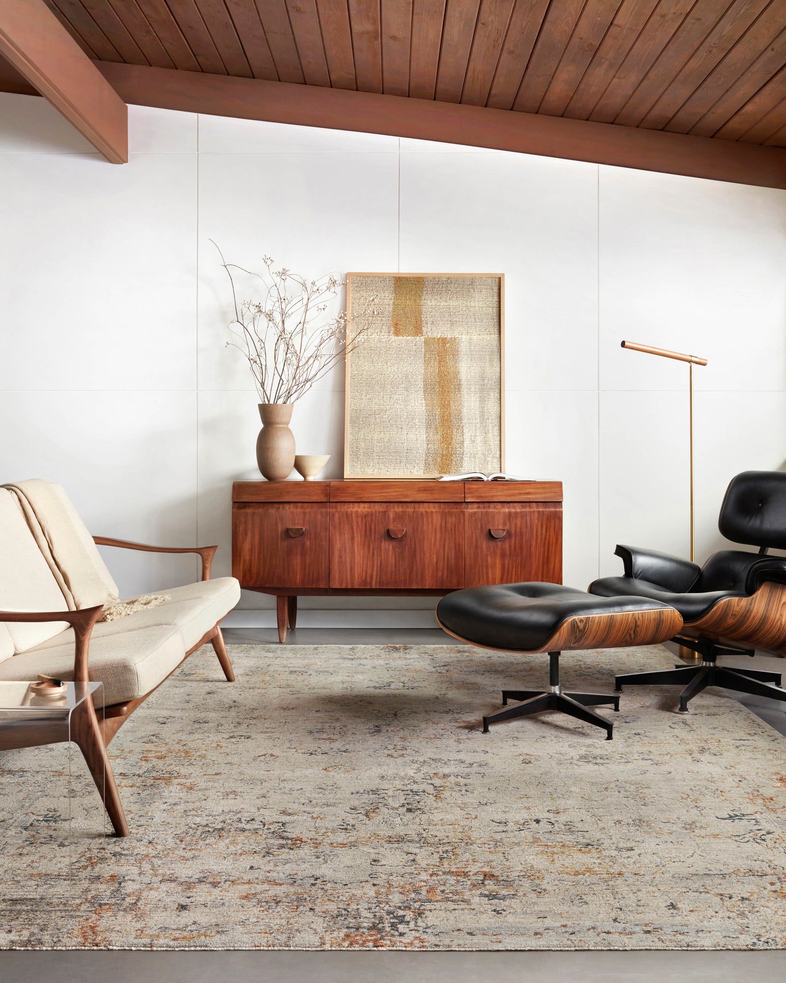 Axel Silver / Spice — a Loloi rug at Laurie Yapp Home.