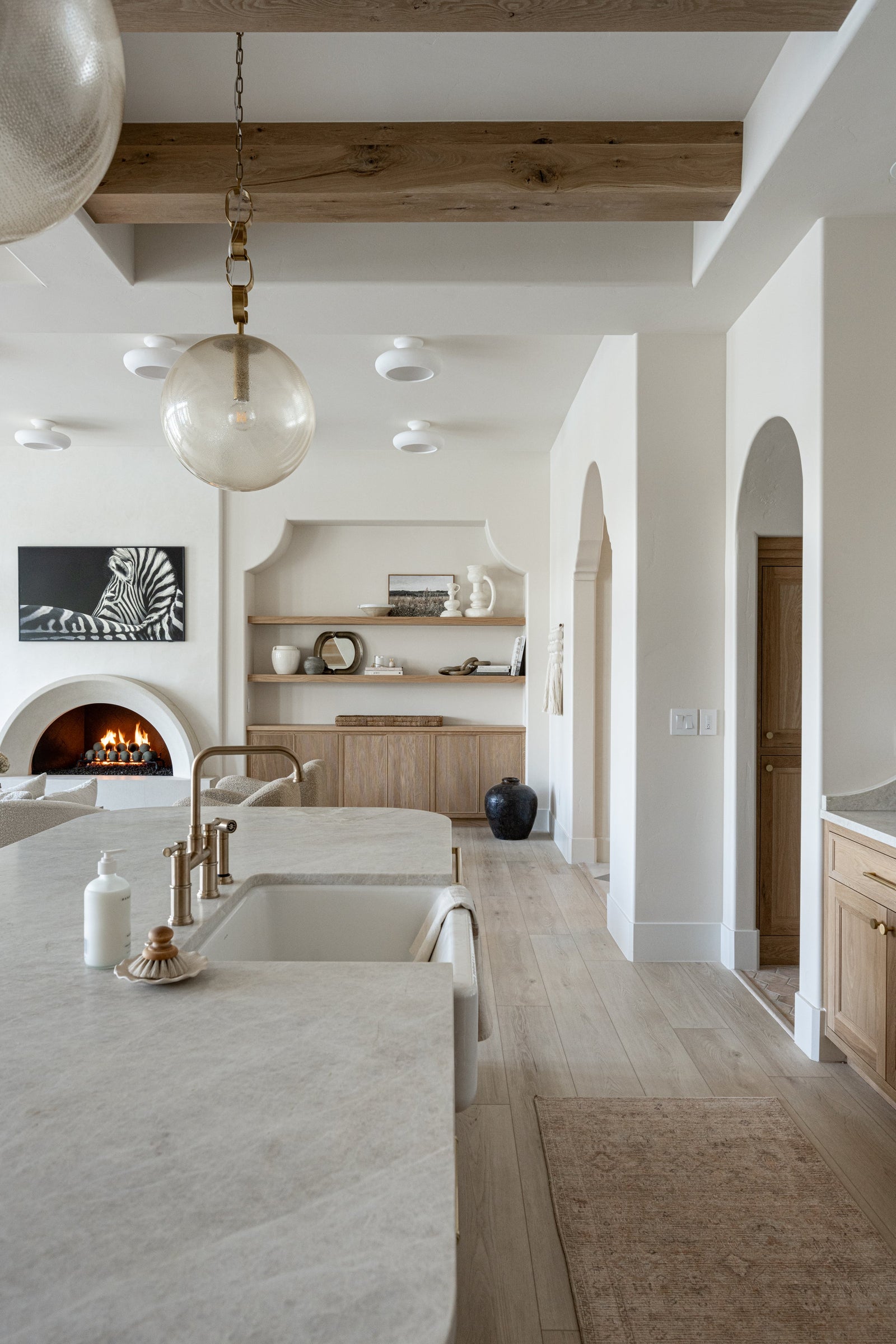 Nessa Pendant 17.75" — a Corbett pendant for kitchens, entries, and dining rooms at Laurie Yapp Home.