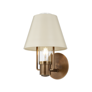 Kindle Wall Sconce shown from a second angle to highlight the arm curve and shade silhouette.