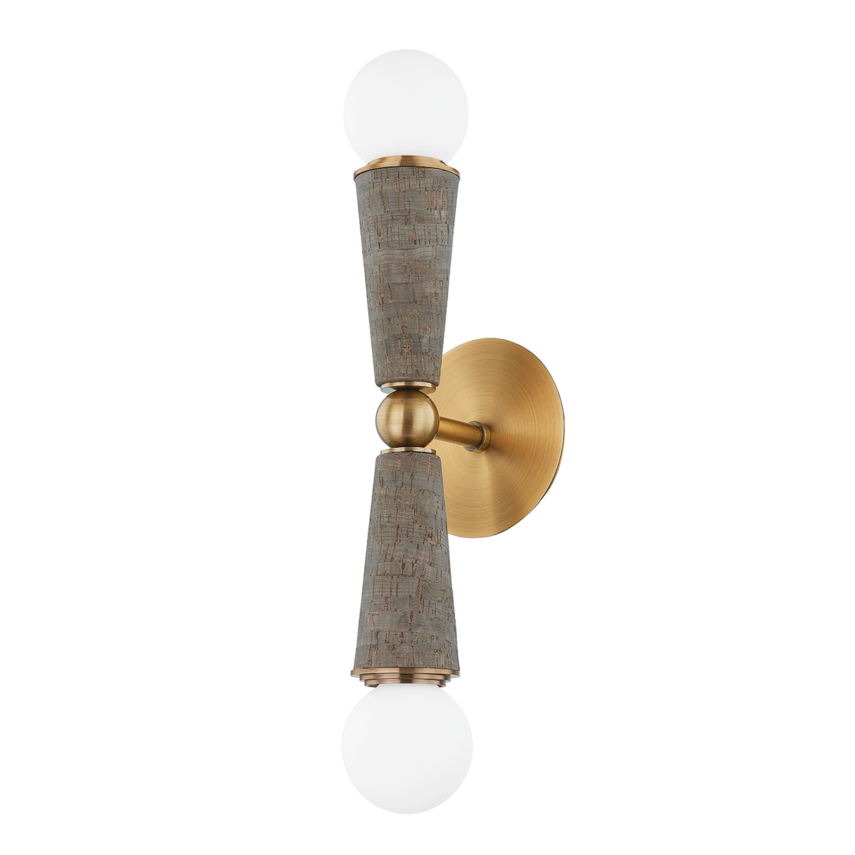 Dax Wall Sconce 5" x 18.75" — a Troy wall sconce for bathrooms, hallways, and living rooms at Laurie Yapp Home.