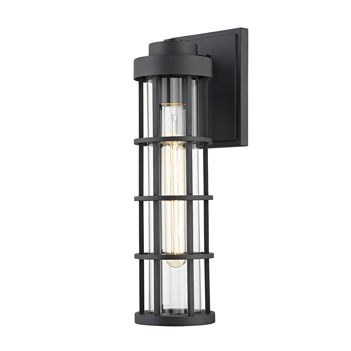 Mesa Exterior Wall Sconce 4.75" x 15" — a Troy wall sconce for bathrooms, hallways, and living rooms at Laurie Yapp Home.