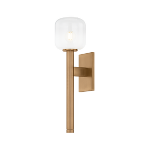 Axton Wall Sconce — a Troy wall sconce for bathrooms, hallways, and living rooms at Laurie Yapp Home.