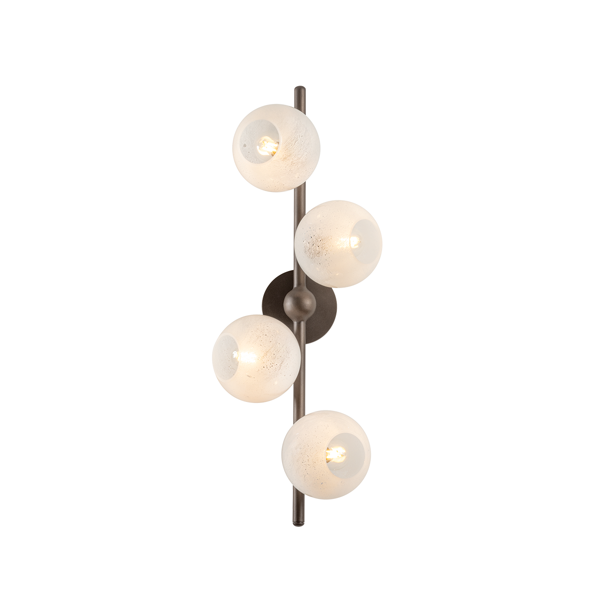 Sonny Wall Sconce — a Troy wall sconce for bathrooms, hallways, and living rooms at Laurie Yapp Home.