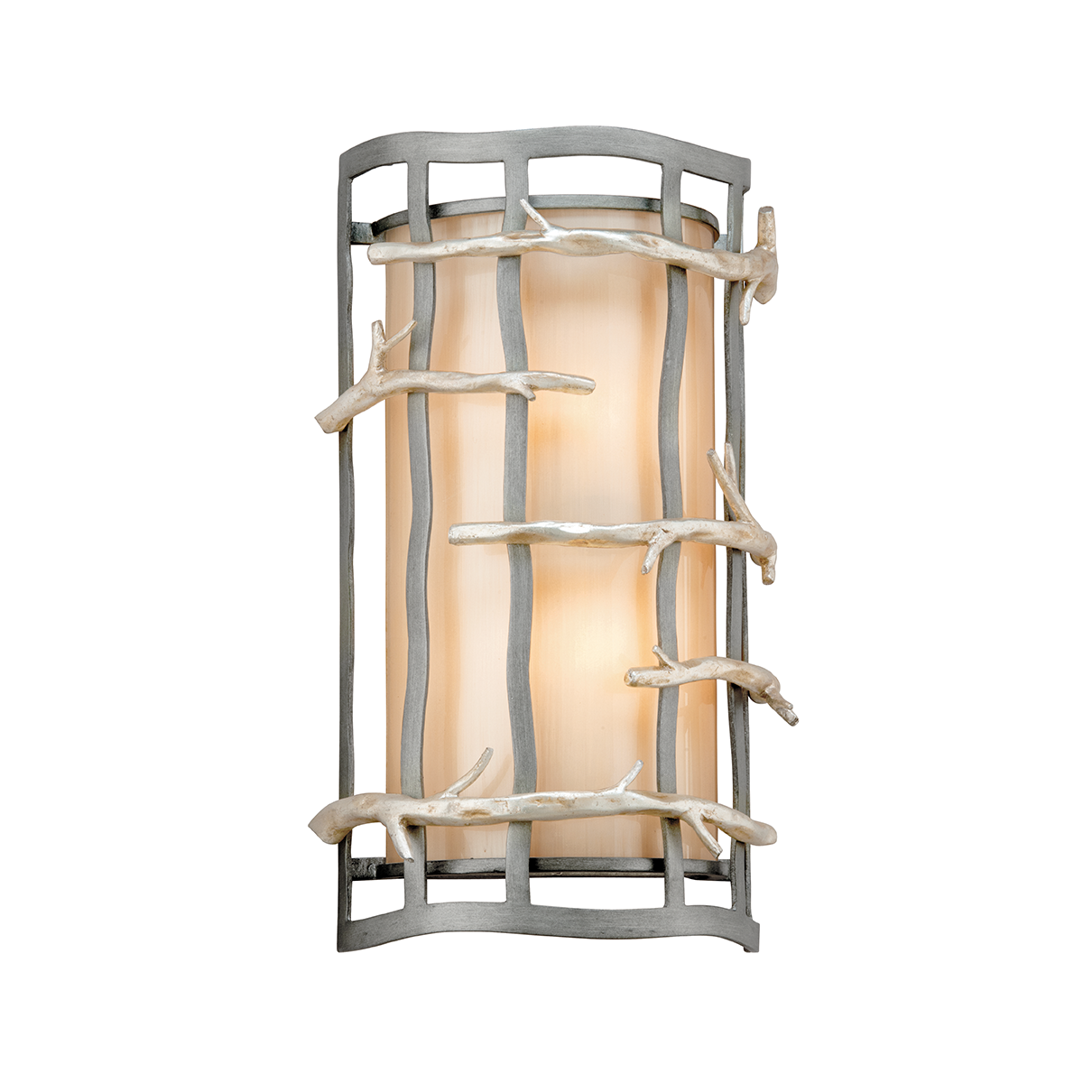 Adirondack Wall Sconce 8.5" — a Troy wall sconce for bathrooms, hallways, and living rooms at Laurie Yapp Home.