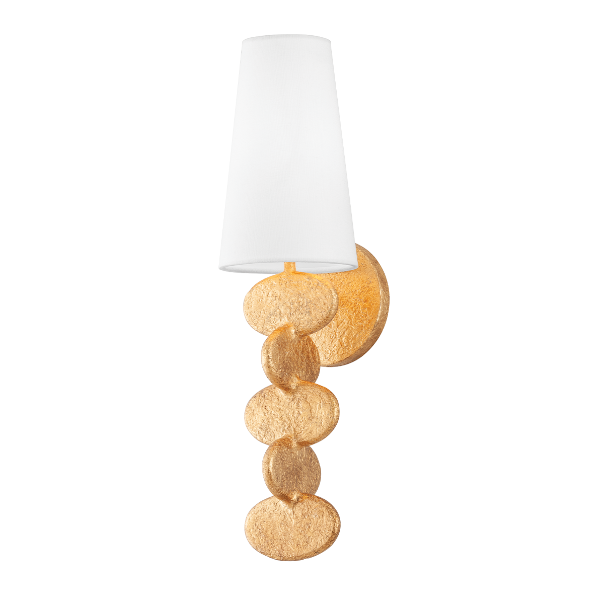 Ellios Wall Sconce — a Troy wall sconce for bathrooms, hallways, and living rooms at Laurie Yapp Home.