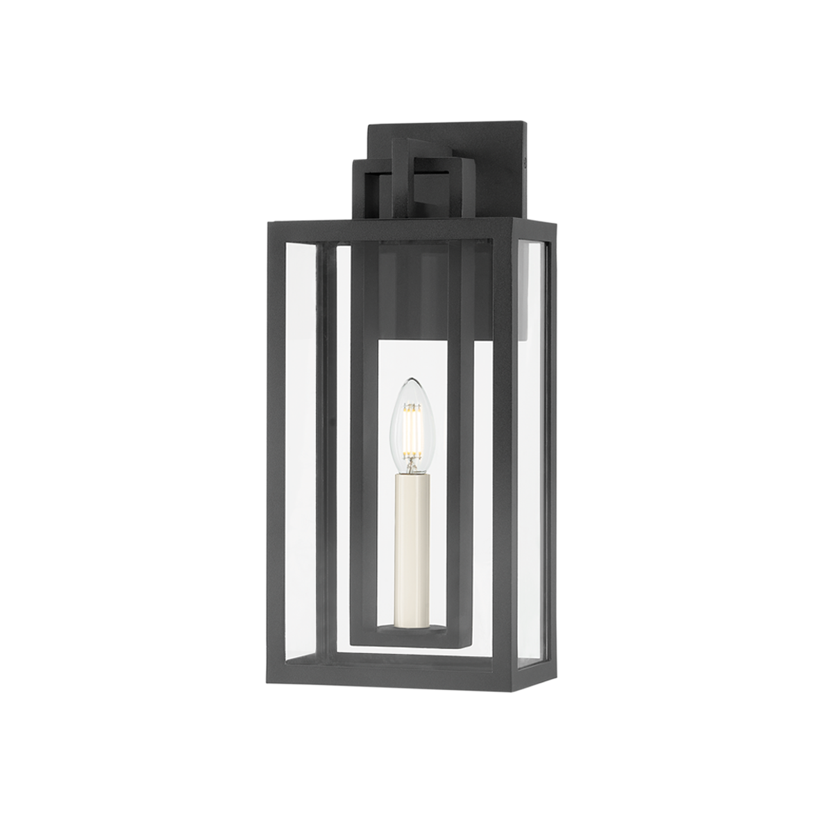 Amire Exterior Wall Sconce 7.25" — a Troy wall sconce for bathrooms, hallways, and living rooms at Laurie Yapp Home.