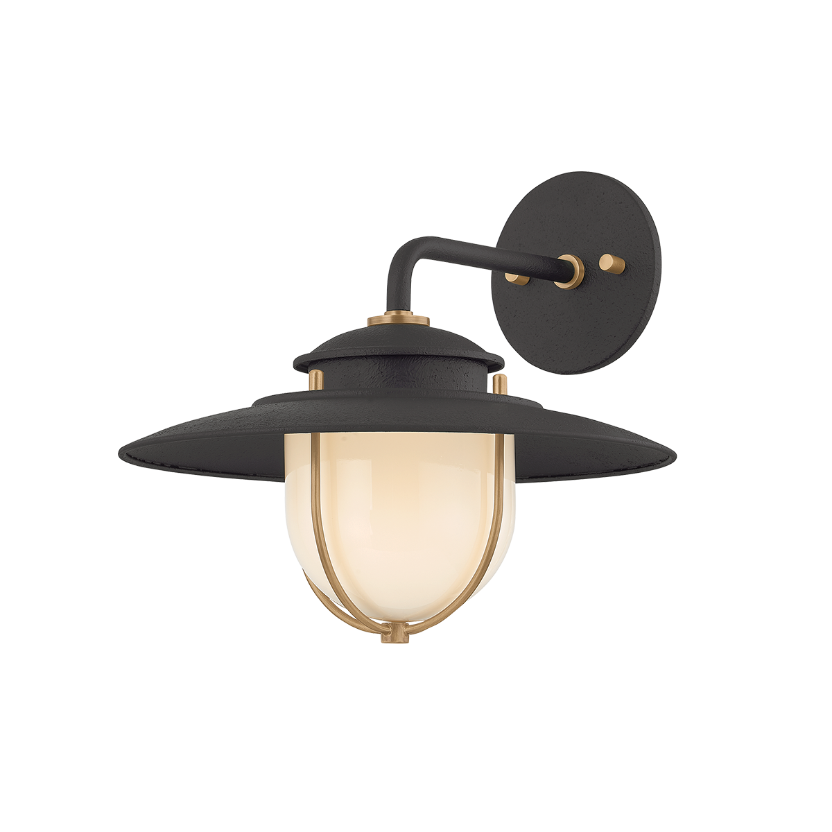 Greentree Wall Sconce 12" — a Troy wall sconce for bathrooms, hallways, and living rooms at Laurie Yapp Home.