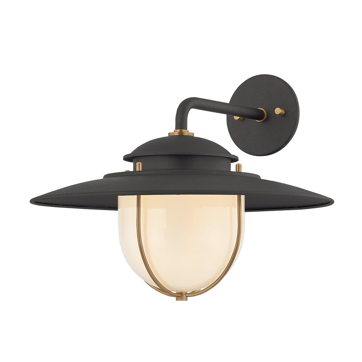 Greentree Wall Sconce 16" — a Troy wall sconce for bathrooms, hallways, and living rooms at Laurie Yapp Home.