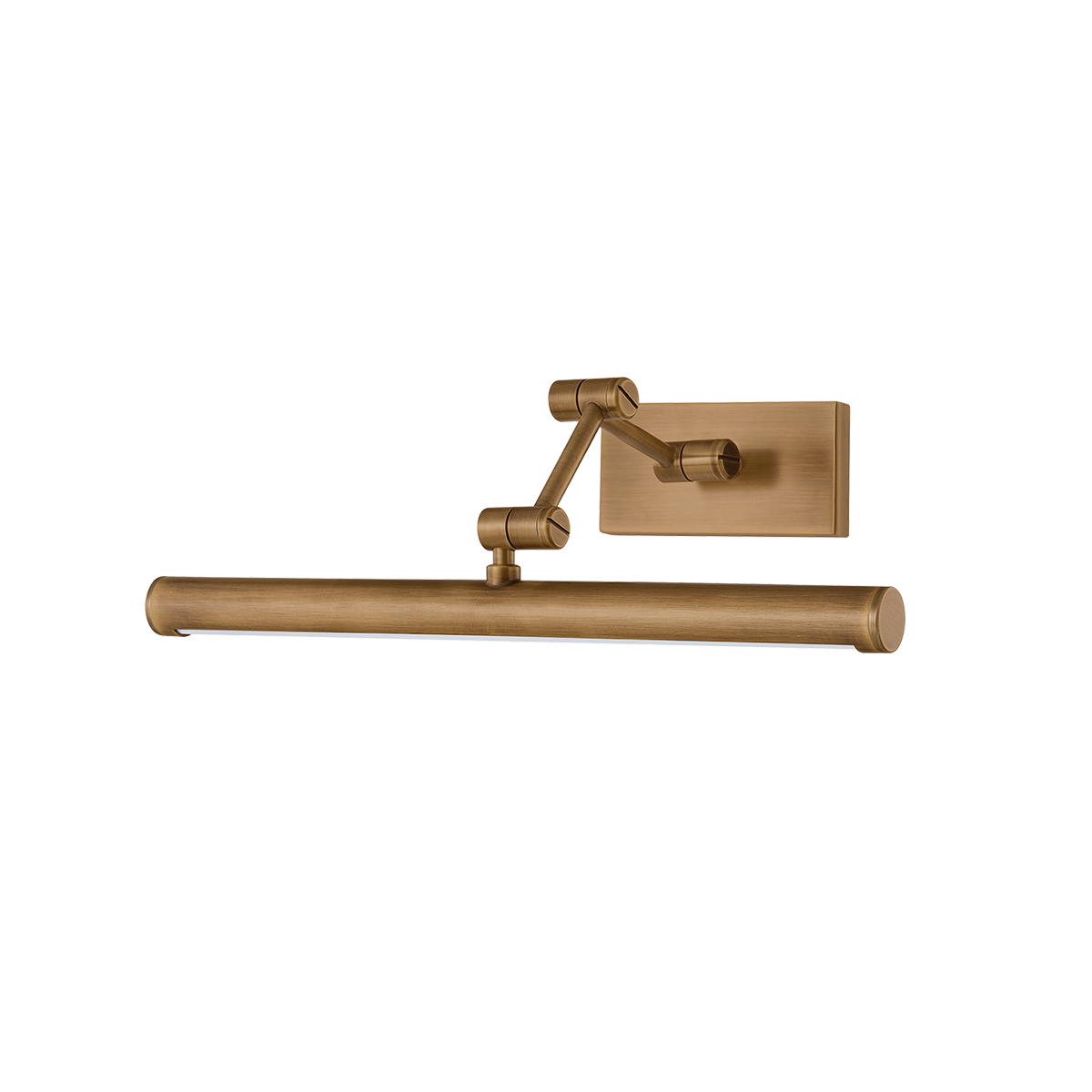 Isaac Picture Light 16" shown from a second angle to highlight the arm curve and shade proportion.