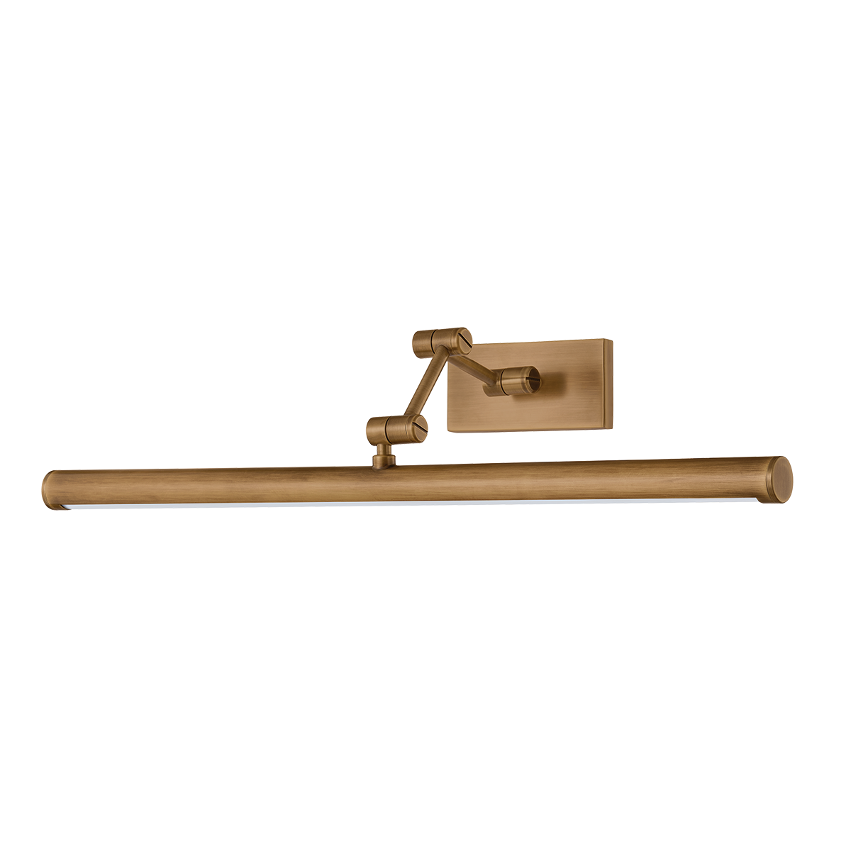Isaac Picture Light 24" shown from a second angle to highlight the arm curve and shade proportion.