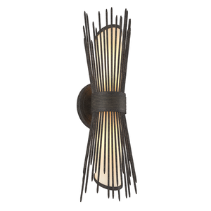 Blink Exterior Wall Sconce 6.25" x 20.75" — a Troy wall sconce for bathrooms, hallways, and living rooms at Laurie Yapp Home.