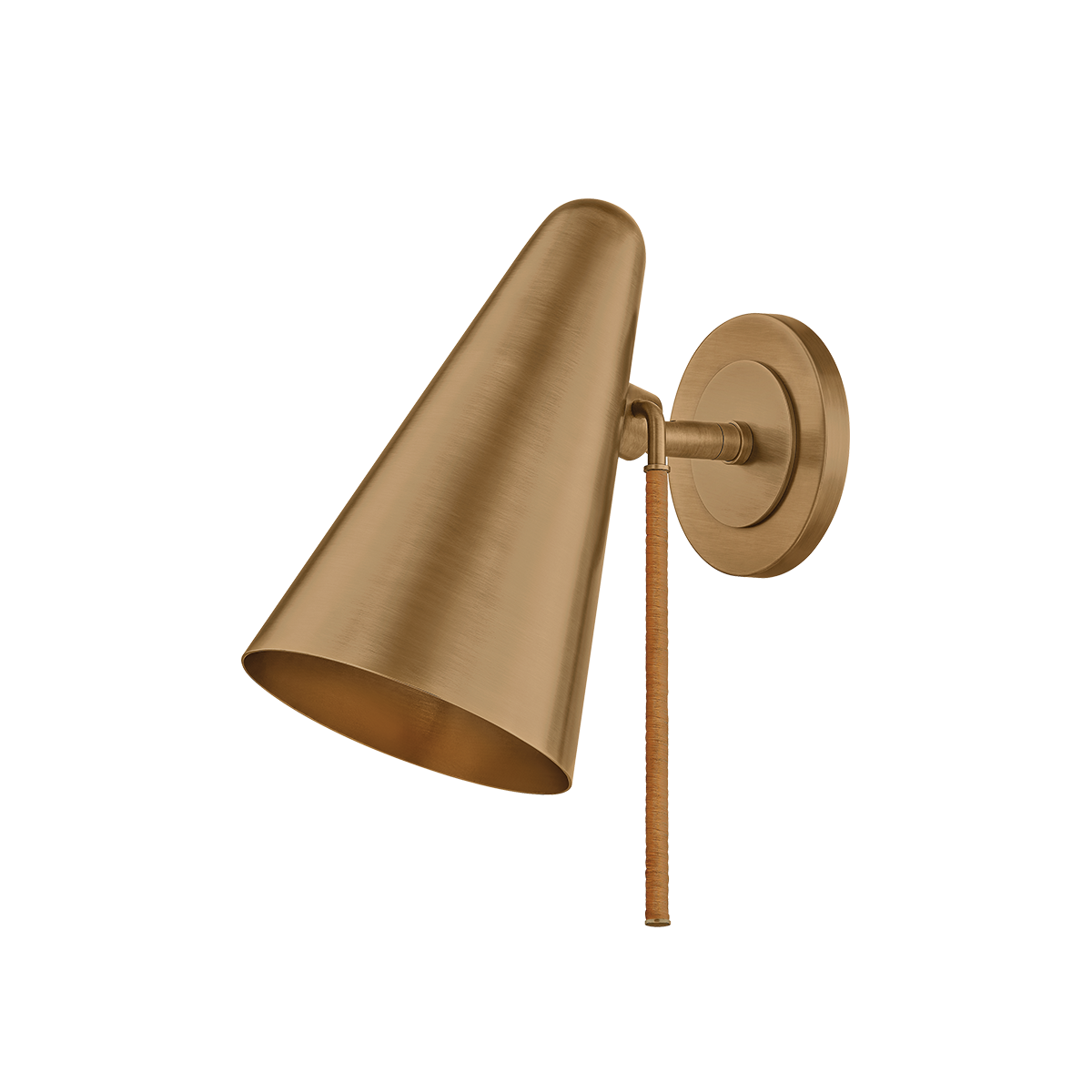 Kobe Wall Sconce — a Troy wall sconce for bathrooms, hallways, and living rooms at Laurie Yapp Home.