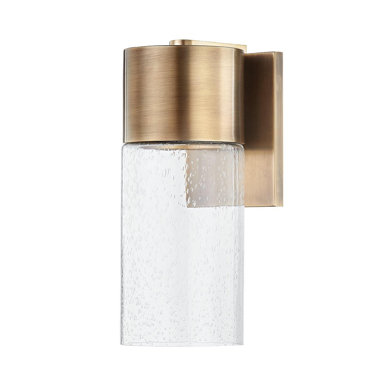 Pristine Exterior Wall Sconce 7" — a Troy wall sconce for bathrooms, hallways, and living rooms at Laurie Yapp Home.