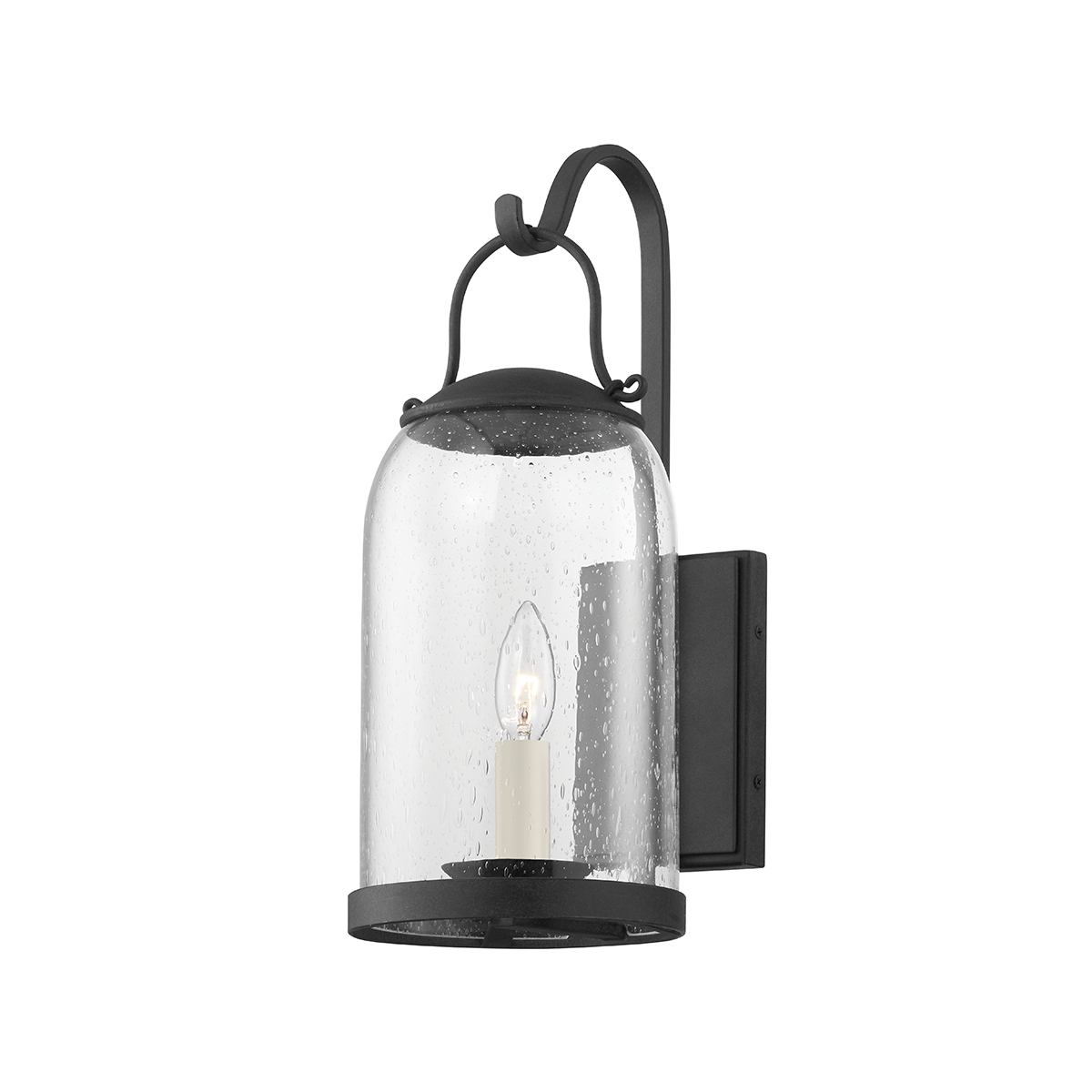 Napa County Exterior Wall Sconce 7" — a Troy wall sconce for bathrooms, hallways, and living rooms at Laurie Yapp Home.