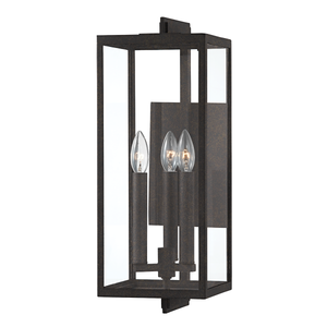 Nico Exterior Wall Sconce 7.5" — a Troy wall sconce for bathrooms, hallways, and living rooms at Laurie Yapp Home.