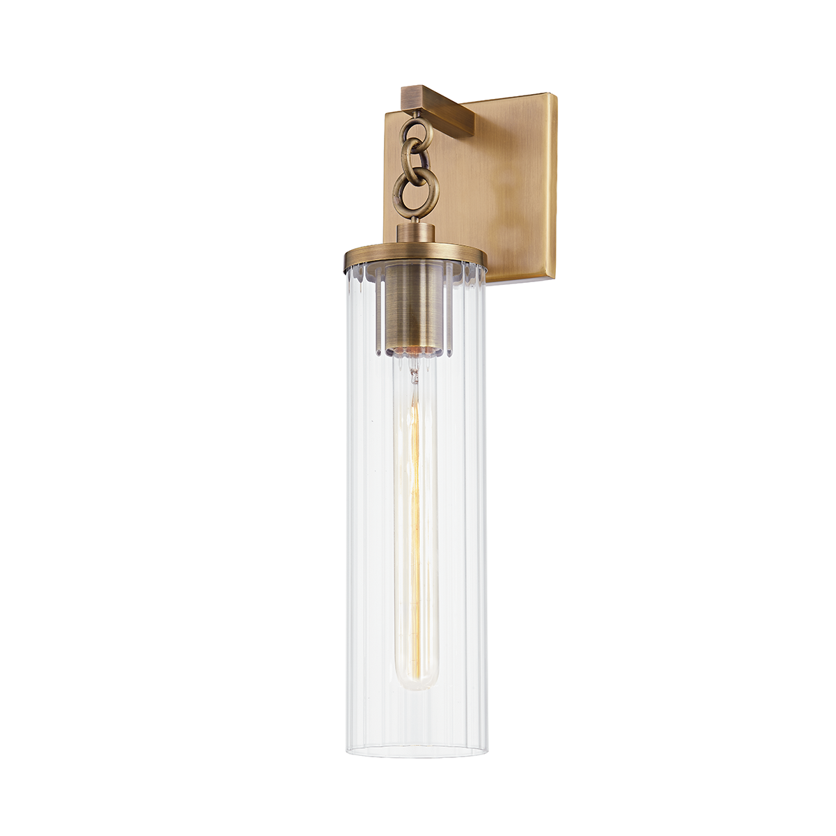 Yucca Exterior Wall Sconce 4.75" x 17.25" — a Troy wall sconce for bathrooms, hallways, and living rooms at Laurie Yapp Home.