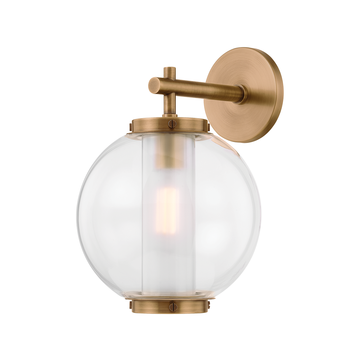 Marco Exterior Wall Sconce 9.5" — a Troy wall sconce for bathrooms, hallways, and living rooms at Laurie Yapp Home.