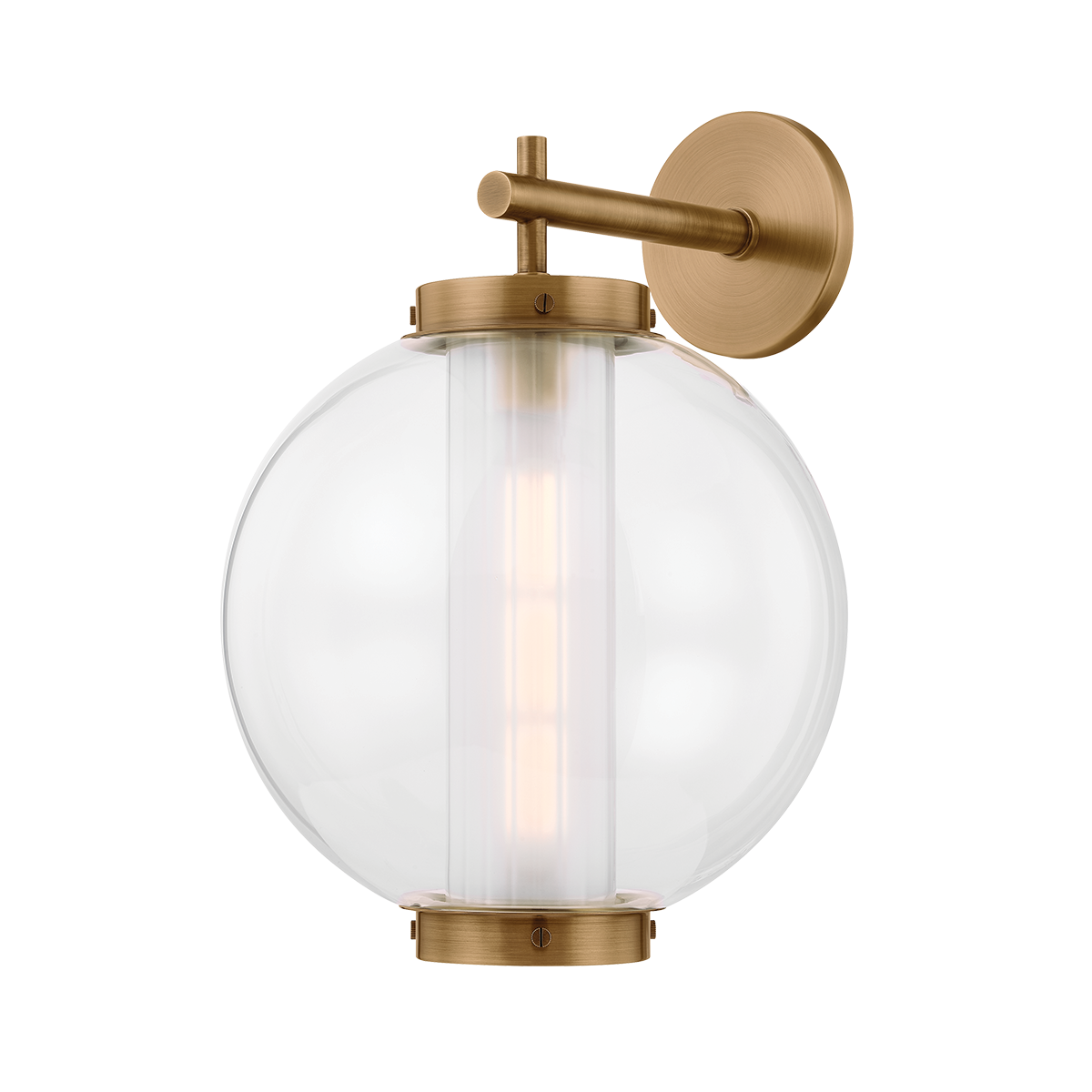 Marco Exterior Wall Sconce 13" — a Troy wall sconce for bathrooms, hallways, and living rooms at Laurie Yapp Home.