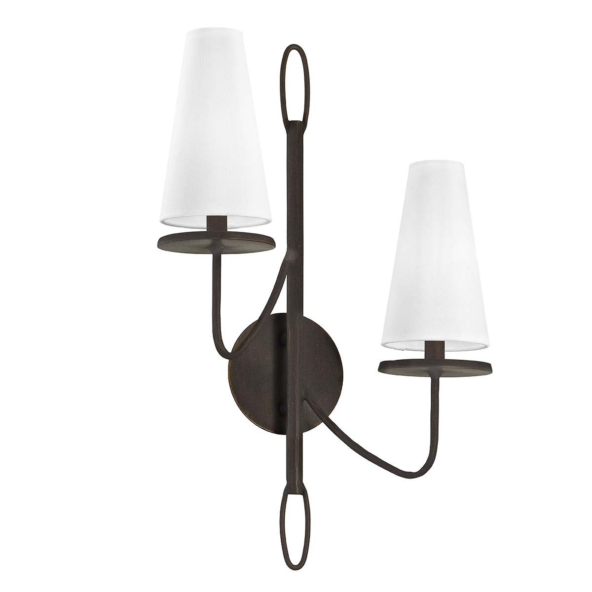 Marcel Wall Sconce 14" x 23.5" — a Troy wall sconce for bathrooms, hallways, and living rooms at Laurie Yapp Home.