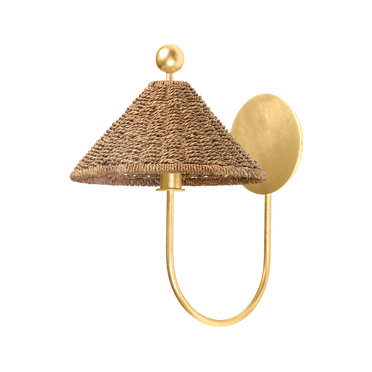 Layton Wall Sconce — a Troy wall sconce for bathrooms, hallways, and living rooms at Laurie Yapp Home.