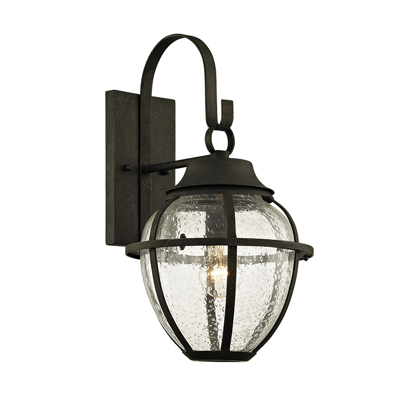 Bunker Hill Exterior Wall Sconce 10" — a Troy wall sconce for bathrooms, hallways, and living rooms at Laurie Yapp Home.