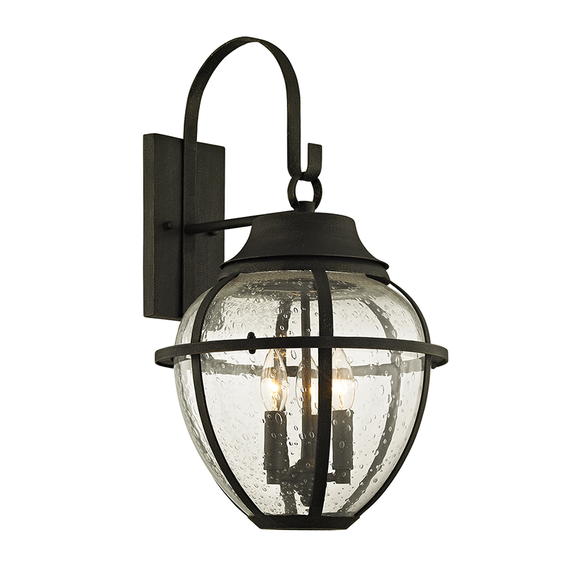 Bunker Hill Exterior Wall Sconce 13" — a Troy wall sconce for bathrooms, hallways, and living rooms at Laurie Yapp Home.