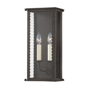 Zuma Exterior Wall Sconce 7.75" — a Troy wall sconce for bathrooms, hallways, and living rooms at Laurie Yapp Home.