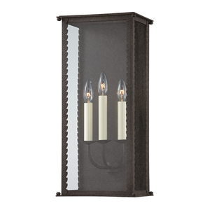 Zuma Exterior Wall Sconce 9.5" — a Troy wall sconce for bathrooms, hallways, and living rooms at Laurie Yapp Home.