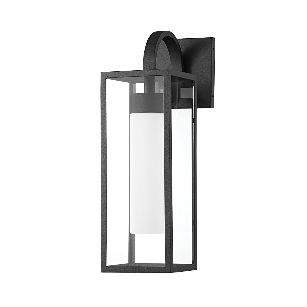 Pax Exterior Wall Sconce 6" — a Troy wall sconce for bathrooms, hallways, and living rooms at Laurie Yapp Home.