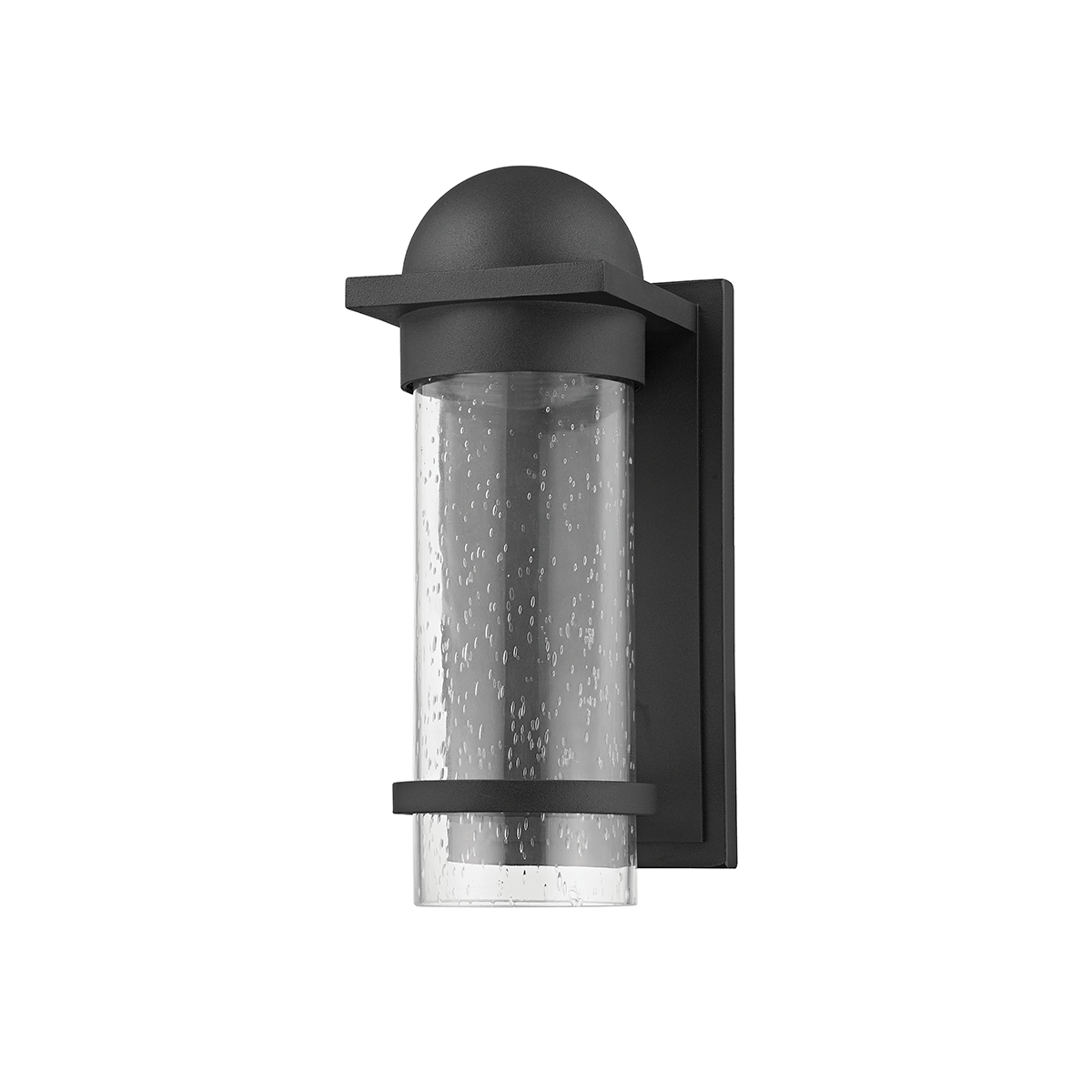 Nero Exterior Wall Sconce 5.25" x 12" — a Troy wall sconce for bathrooms, hallways, and living rooms at Laurie Yapp Home.