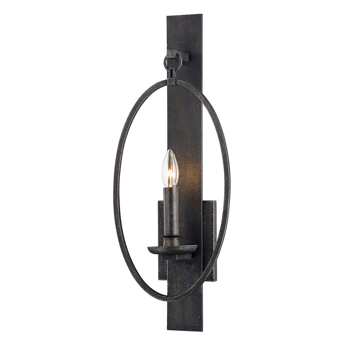 Baily Wall Sconce — a Troy wall sconce for bathrooms, hallways, and living rooms at Laurie Yapp Home.