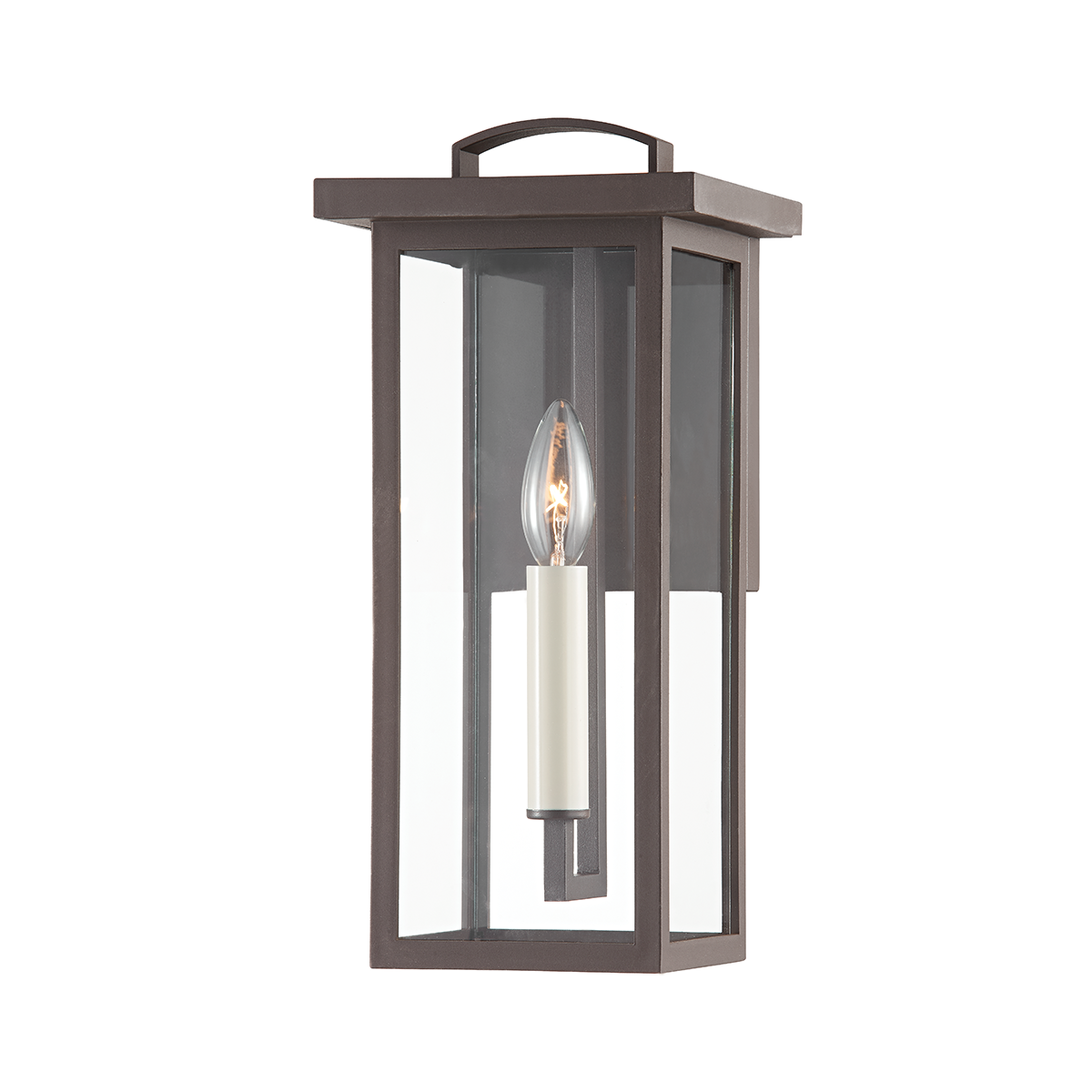 Eden Exterior Wall Sconce 6.5" x 14" — a Troy wall sconce for bathrooms, hallways, and living rooms at Laurie Yapp Home.
