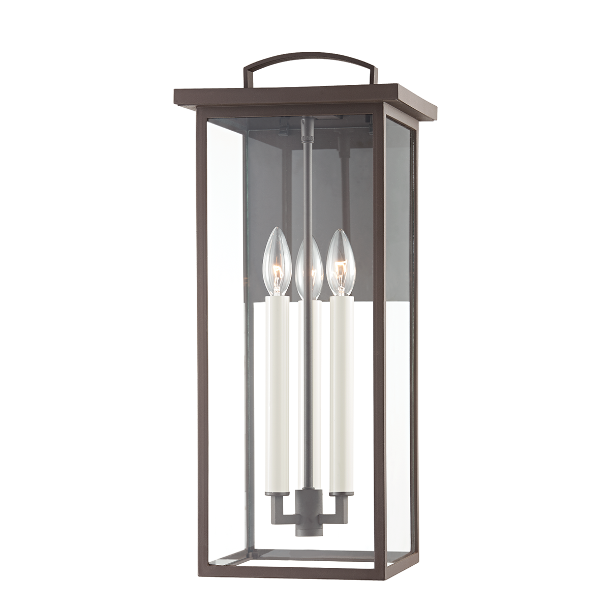 Eden Exterior Wall Sconce 9.5" x 22" — a Troy wall sconce for bathrooms, hallways, and living rooms at Laurie Yapp Home.