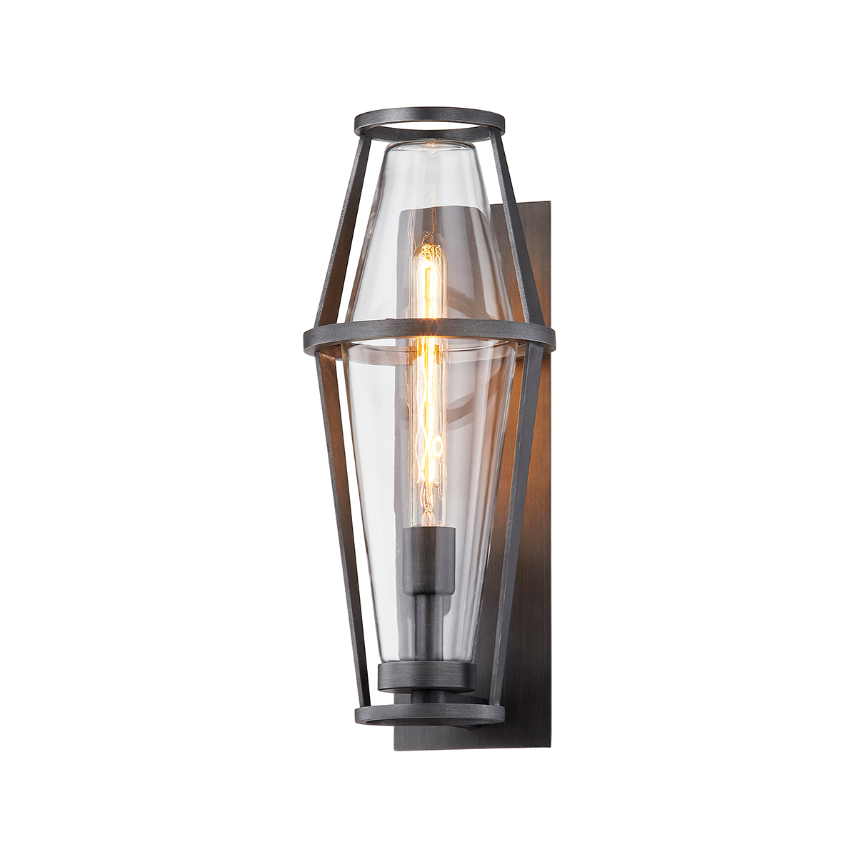 Prospect Exterior Wall Sconce 7.5" — a Troy wall sconce for bathrooms, hallways, and living rooms at Laurie Yapp Home.