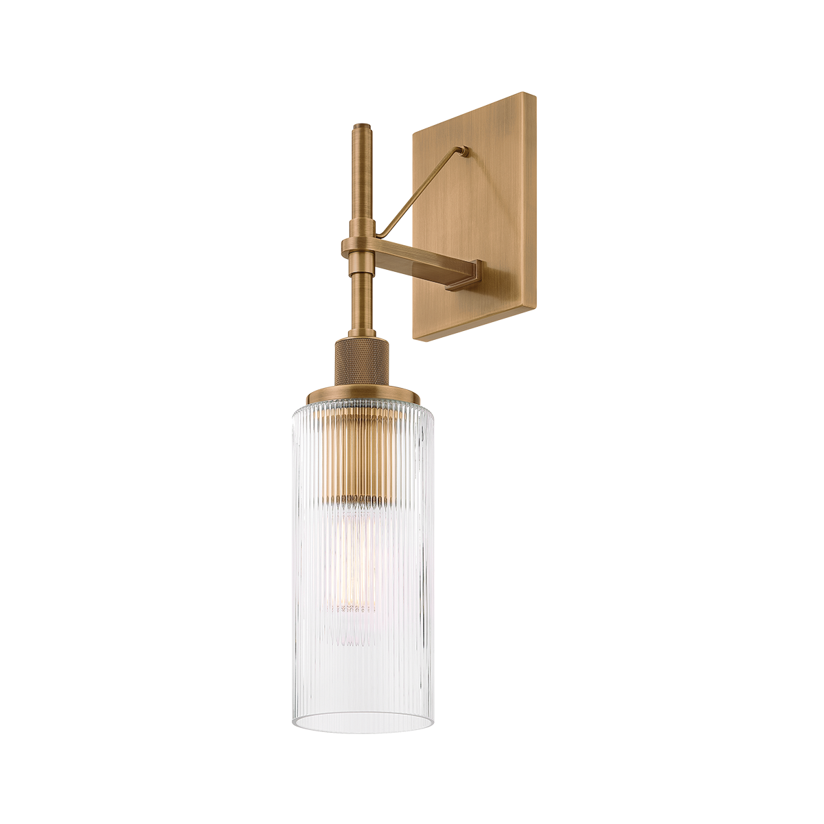 Shenandoah Exterior Wall Sconce 4.75" x 18" — a Troy wall sconce for bathrooms, hallways, and living rooms at Laurie Yapp Home.